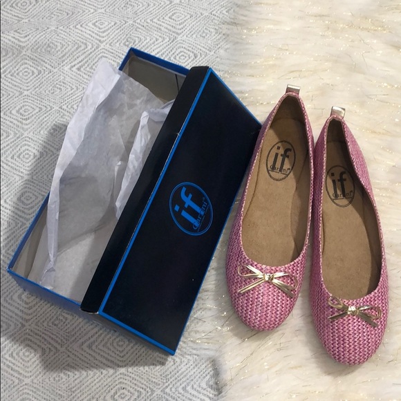 NIB [ if Carrini ] Bow Ballet Flats - Picture 2 of 8